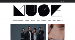 Desktop Screenshot of muse-magazine.com